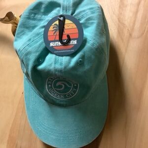 Brand new aqua ocean city baseball cap one size